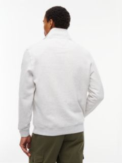 Tommy Flag Quarter-Zip Sweatshirt — Grey 4