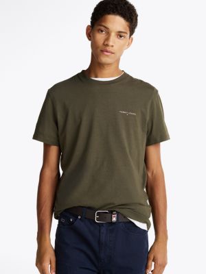 lot de 2 t-shirts ajustés à logo plusieurs couleurs pour hommes tommy jeans