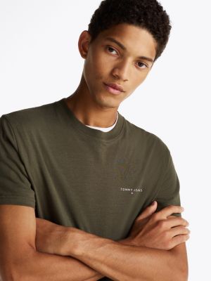 meerdere kleuren set van 2 slim fit t-shirts met logo voor heren - tommy jeans