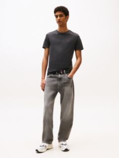 Tommy Flag Extra Slim Jersey T-Shirt — Black 3