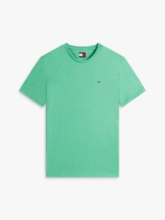 Tommy Flag Extra Slim Jersey T-Shirt — Green 5