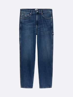 blue whiskered carpenter pocket skater jeans for men tommy jeans