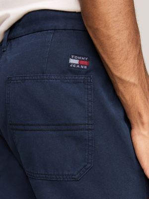 blau ryan twill-chinos für herren - tommy jeans