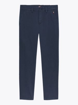 blauw ryan chino van twill voor heren - tommy jeans