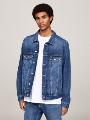 Denim jacket men fit sale