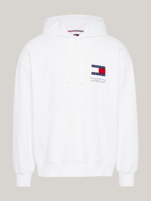 white back graphic relaxed hoody for men tommy jeans