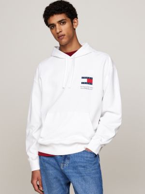 white back graphic relaxed hoody for men tommy jeans