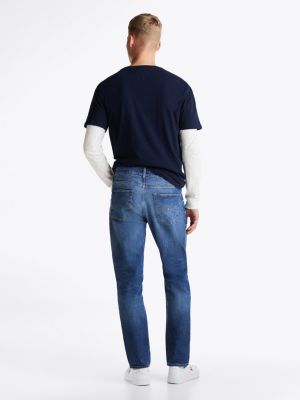 blue ryan slim straight jeans for men tommy jeans