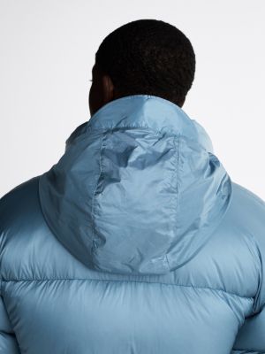 blue down alaska puffer jacket for men tommy jeans