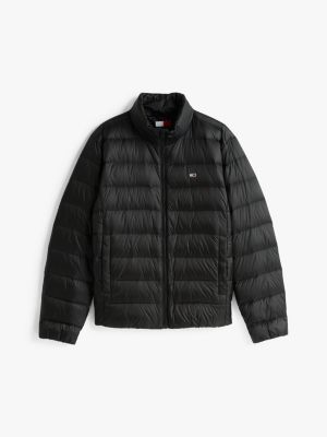 veste légère déperlante noir pour hommes tommy jeans