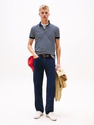 multi flag slim polo shirt for men tommy jeans
