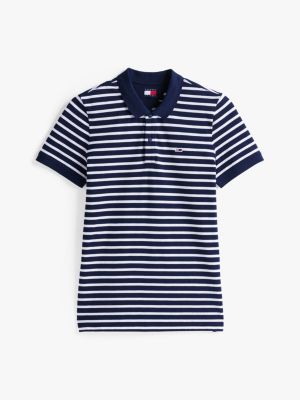 multi flag slim polo shirt for men tommy jeans