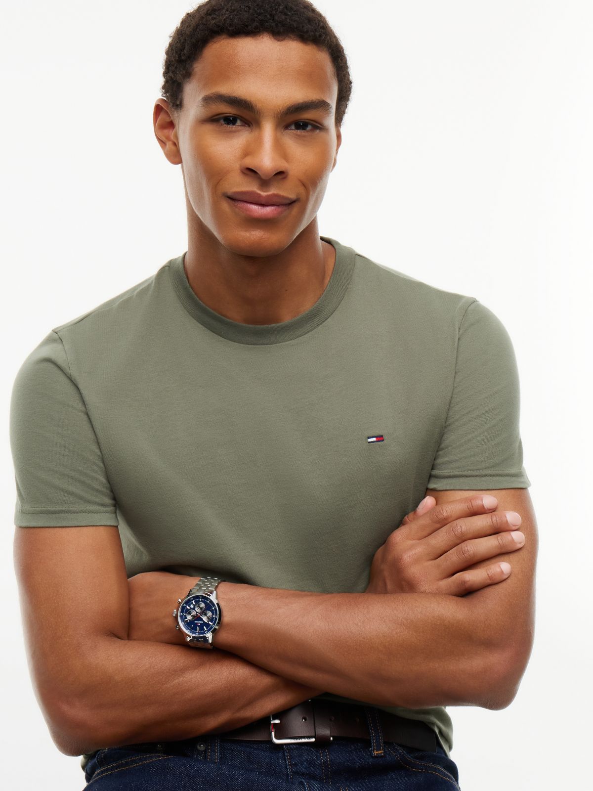 2-Pack Tommy Flag Extra Slim T-Shirts — Multi