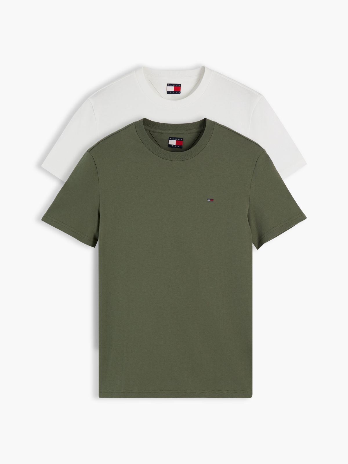 2-Pack Tommy Flag Extra Slim T-Shirts — Multi