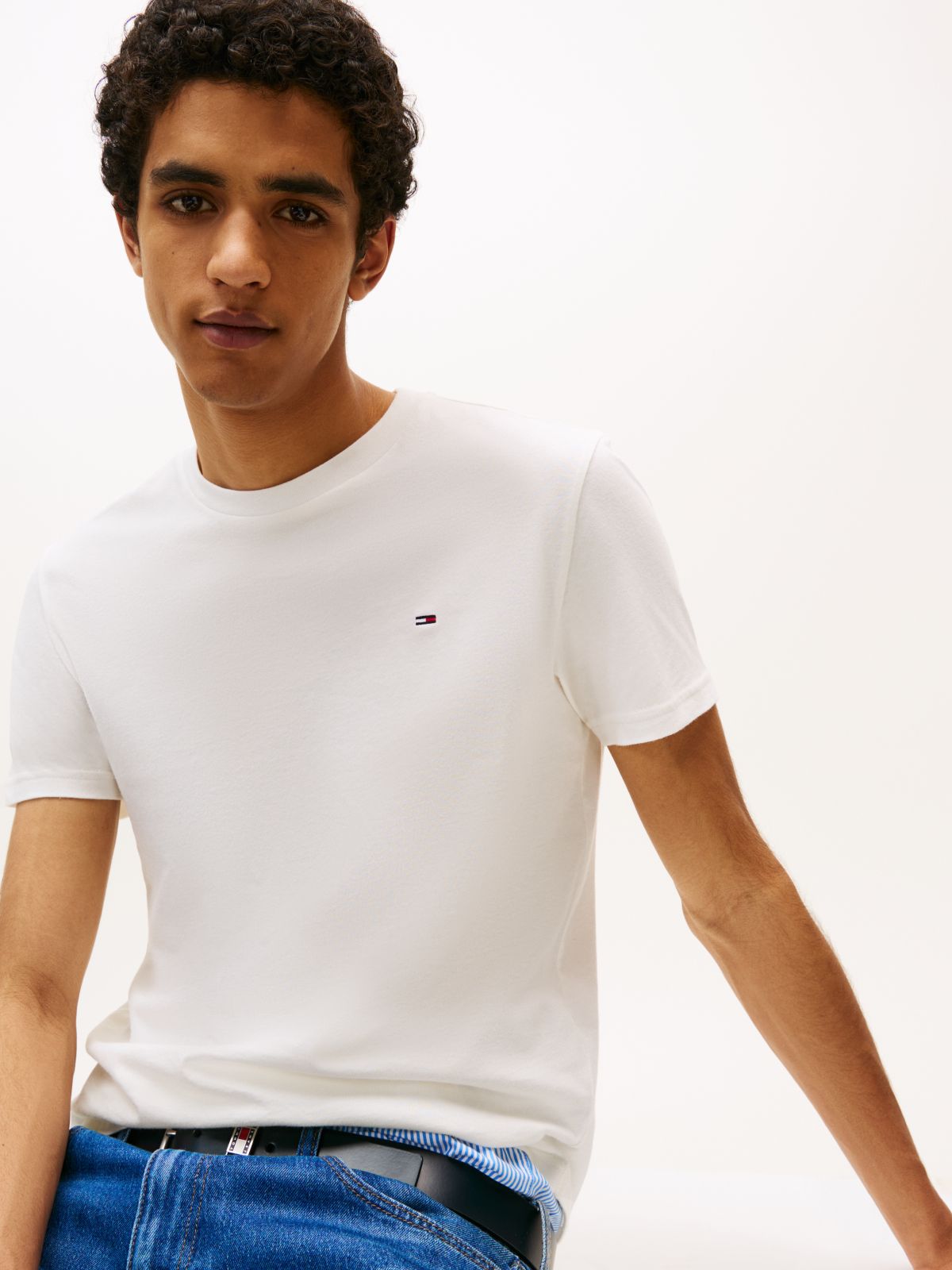 2-Pack Tommy Flag Extra Slim T-Shirts — Multi