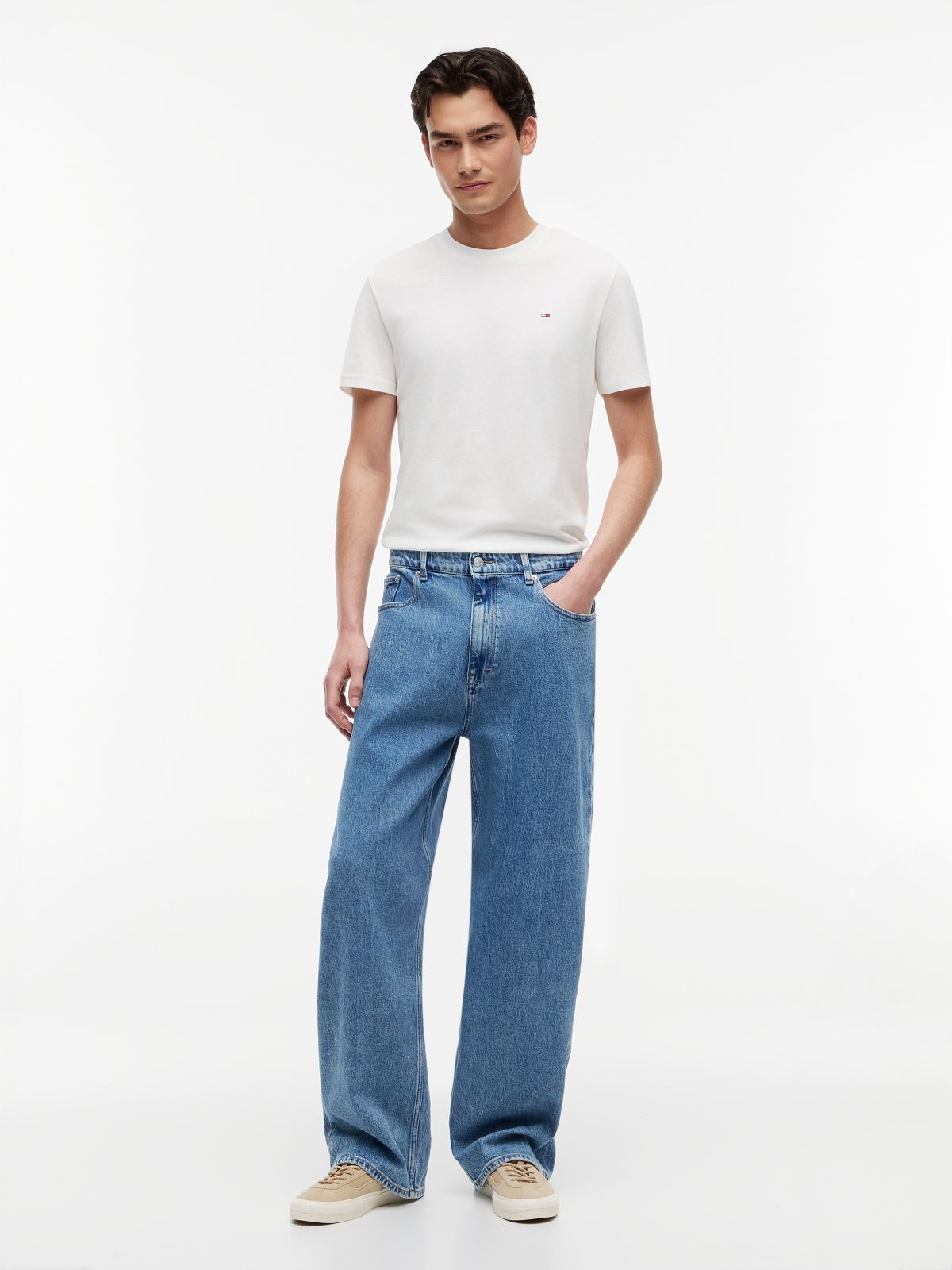 2-Pack Tommy Flag Extra Slim T-Shirts — Multi