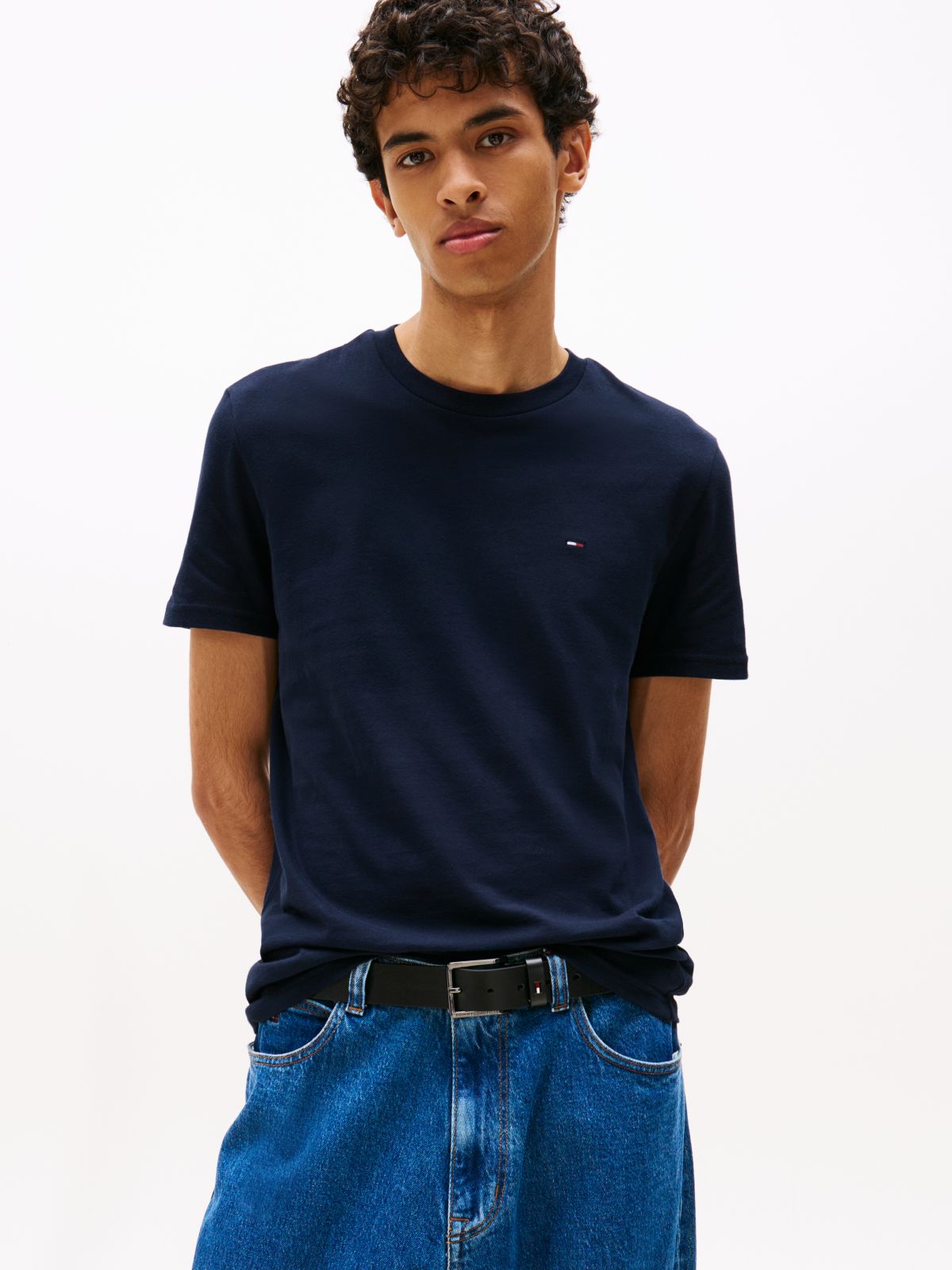 2-Pack Tommy Flag Extra Slim T-Shirts — Multi