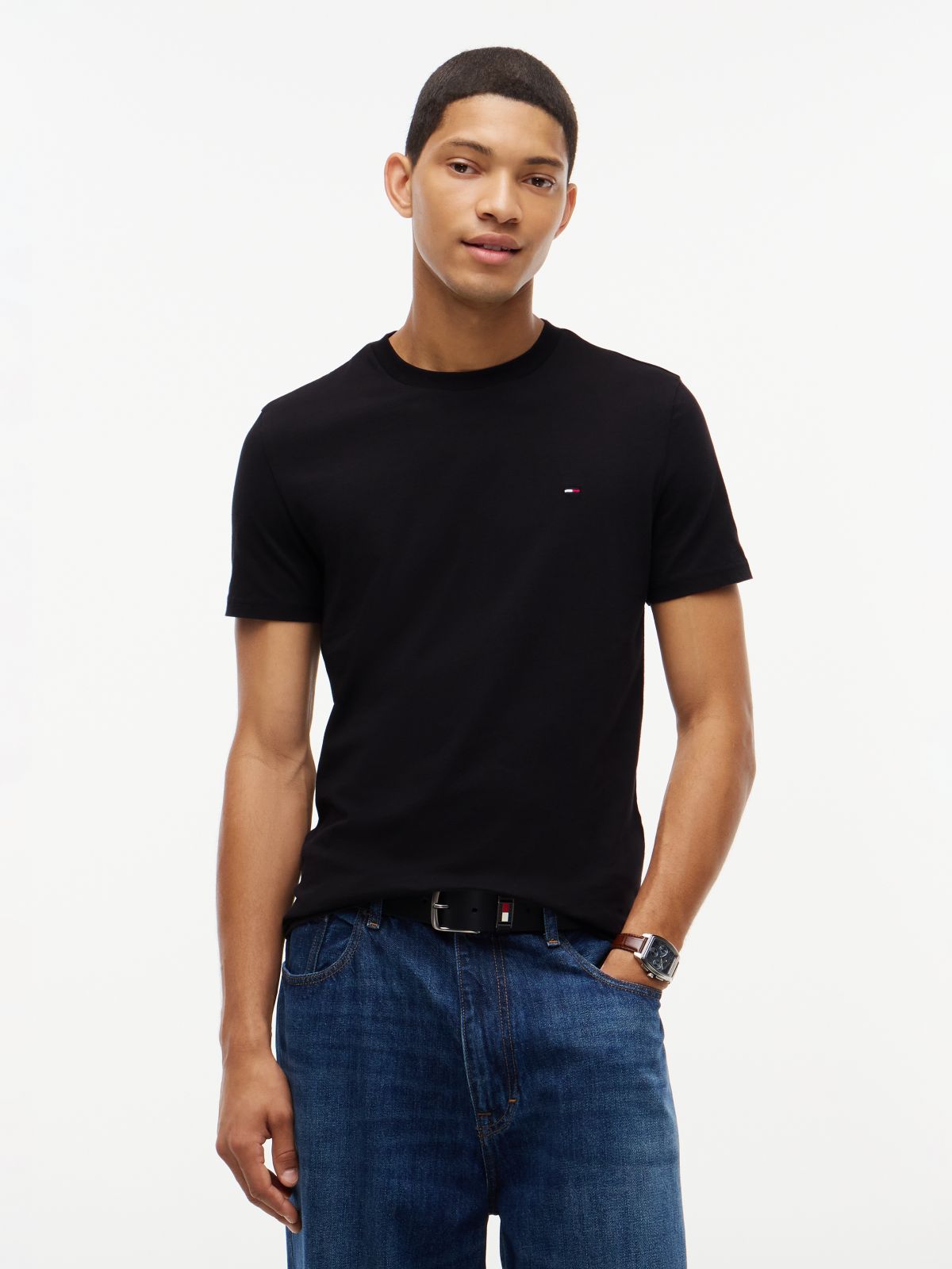 2-Pack Tommy Flag Extra Slim T-Shirts — Multi
