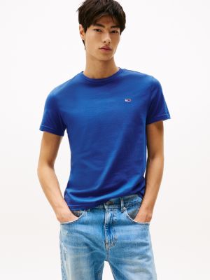 meerdere kleuren set van 2 extra slim fit jersey t-shirts voor heren - tommy jeans