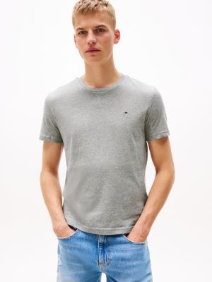 meerdere kleuren set van 2 extra slim fit jersey t-shirts voor heren - tommy jeans