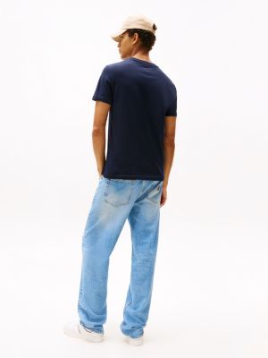 meerdere kleuren set van 2 extra slim fit jersey t-shirts voor heren - tommy jeans