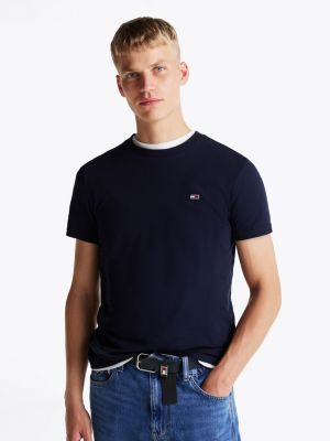 multi bardzo wąski t-shirt z dżerseju, 2 szt. dla mężczyźni - tommy jeans