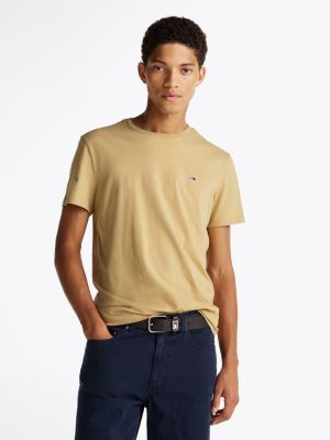 beige 2-pack extra slim t-shirts for men tommy jeans