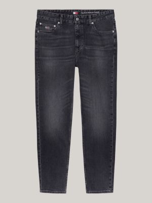 jeans dad regular fit neri nero da uomini tommy jeans