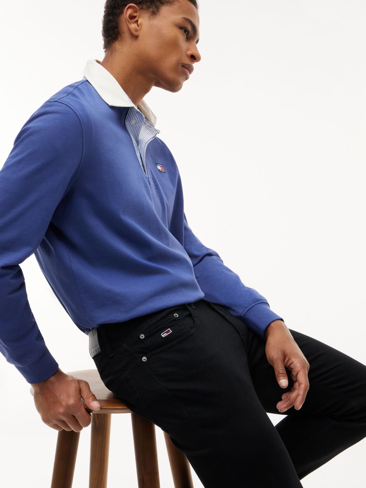 Austin Slim Tapered Jeans — Black
