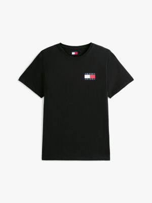 black logo slim t-shirt for men tommy jeans