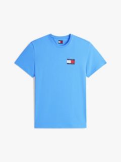 Logo Slim Jersey Crew Neck T-Shirt — Blue 5