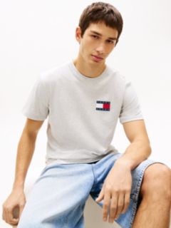 Logo Slim Jersey Crew Neck T-Shirt — Grey 2