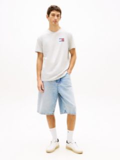 Logo Slim Jersey Crew Neck T-Shirt — Grey 3