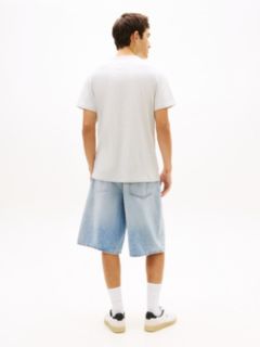 Logo Slim Jersey Crew Neck T-Shirt — Grey 4