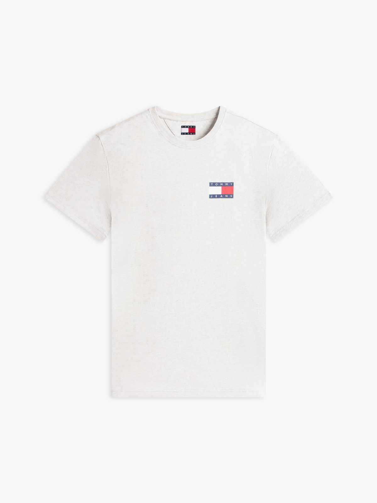 Logo Slim Jersey Crew Neck T-Shirt — Grey