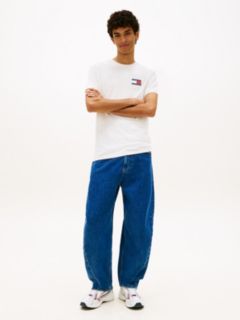 Logo Slim Jersey Crew Neck T-Shirt — White 3