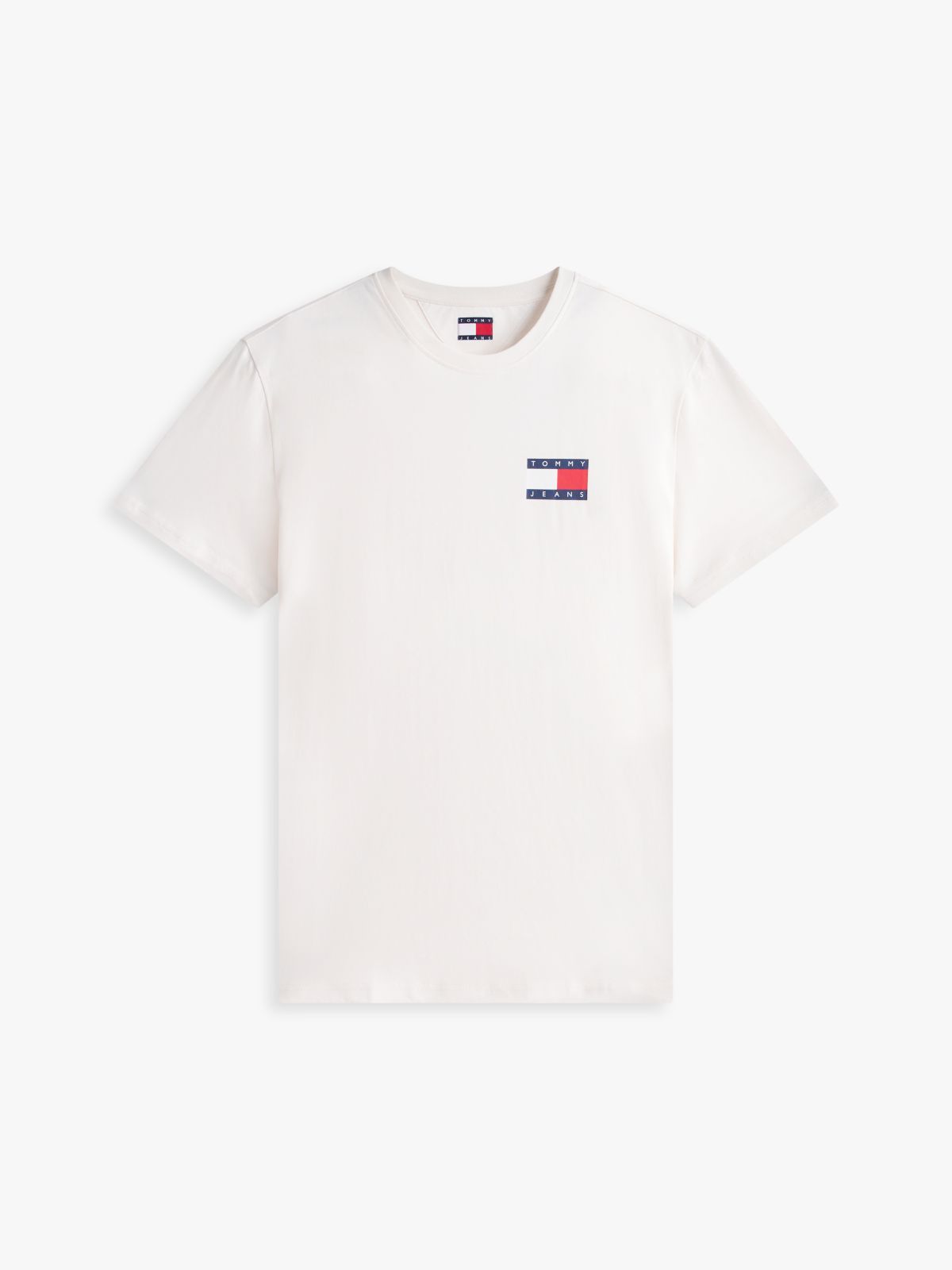 Logo Slim Jersey Crew Neck T-Shirt — White