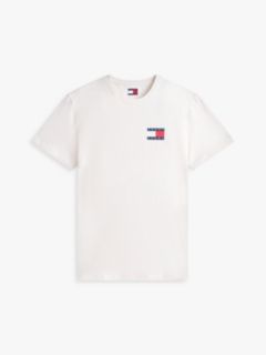 Logo Slim Jersey Crew Neck T-Shirt — White 5