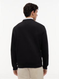 Tommy Flag Brushed Fleece Sweatshirt — Black 4