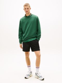 Tommy Flag Brushed Fleece Sweatshirt — Green 3