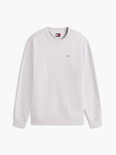 Tommy Flag Brushed Fleece Sweatshirt — Grey 5