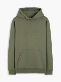 Flag Embroidery Fleece Drawstring Hoody — Green 5