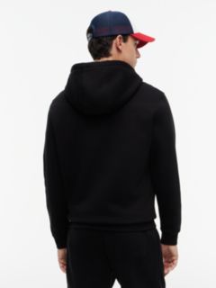 Brushed Fleece Zip-Thru Hoody — Black 4