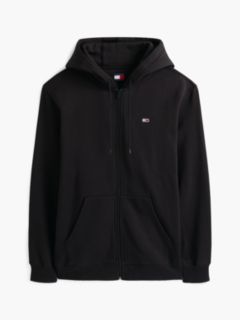 Brushed Fleece Zip-Thru Hoody — Black 6