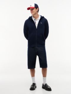 Brushed Fleece Zip-Thru Hoody — Blue 2
