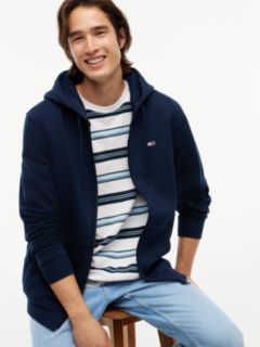 Brushed Fleece Zip-Thru Hoody — Blue 3