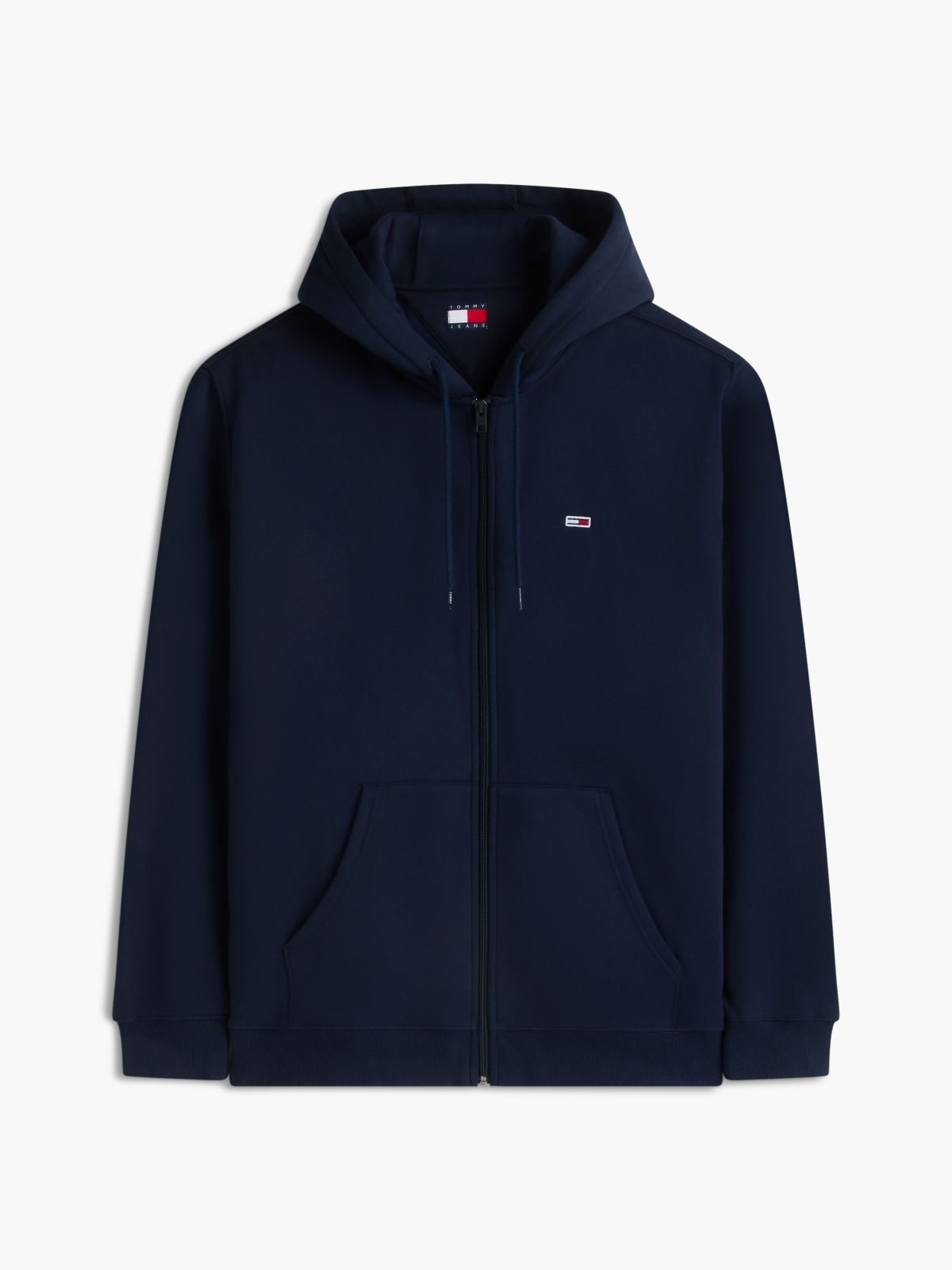Brushed Fleece Zip-Thru Hoody — Blue