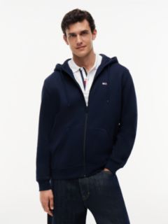 Brushed Fleece Zip-Thru Hoody — Blue 1