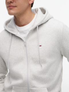 Brushed Fleece Zip-Thru Hoody — Grey 3
