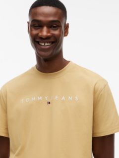 Linear Logo Jersey T-Shirt — Beige 3
